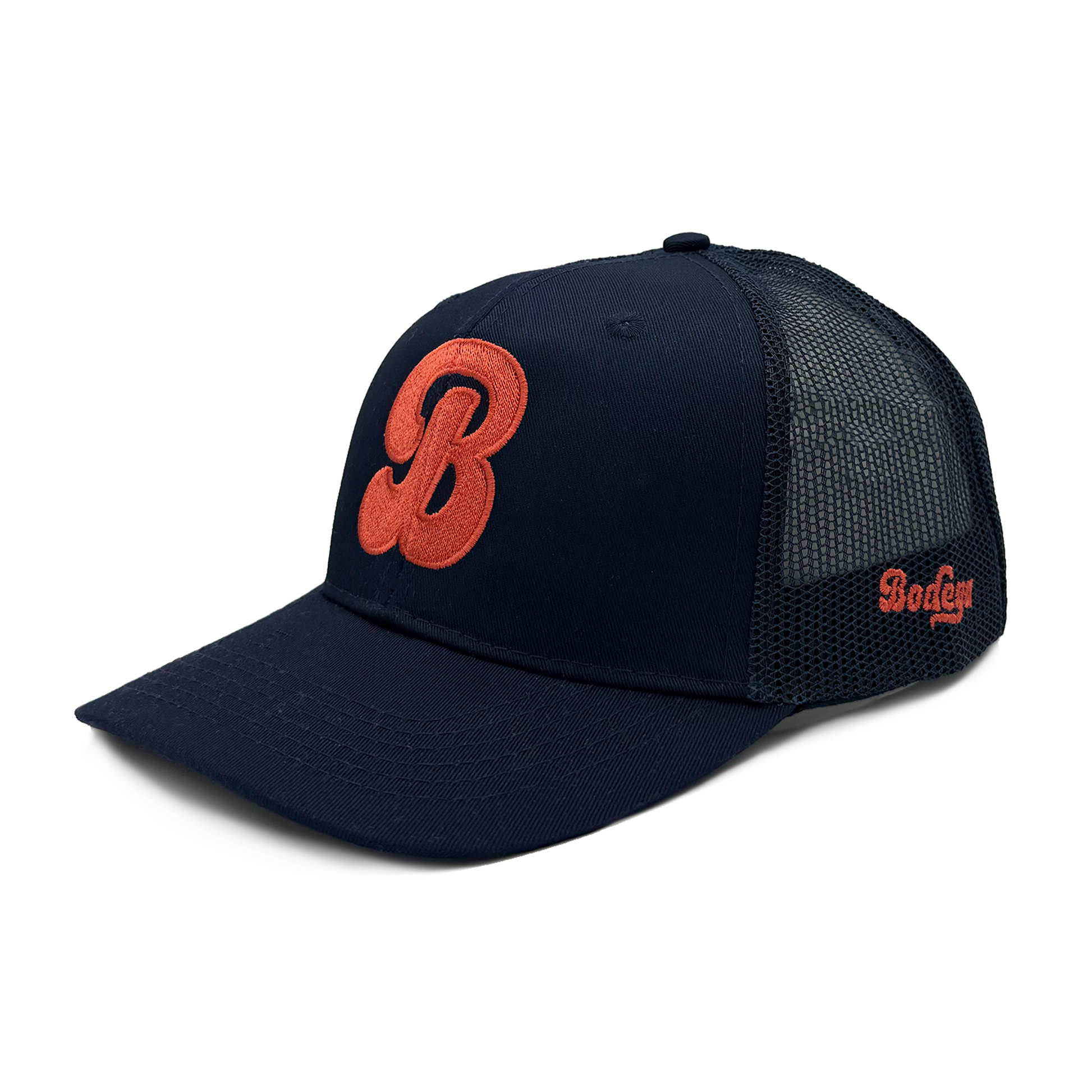 Orange B Trucker Hat