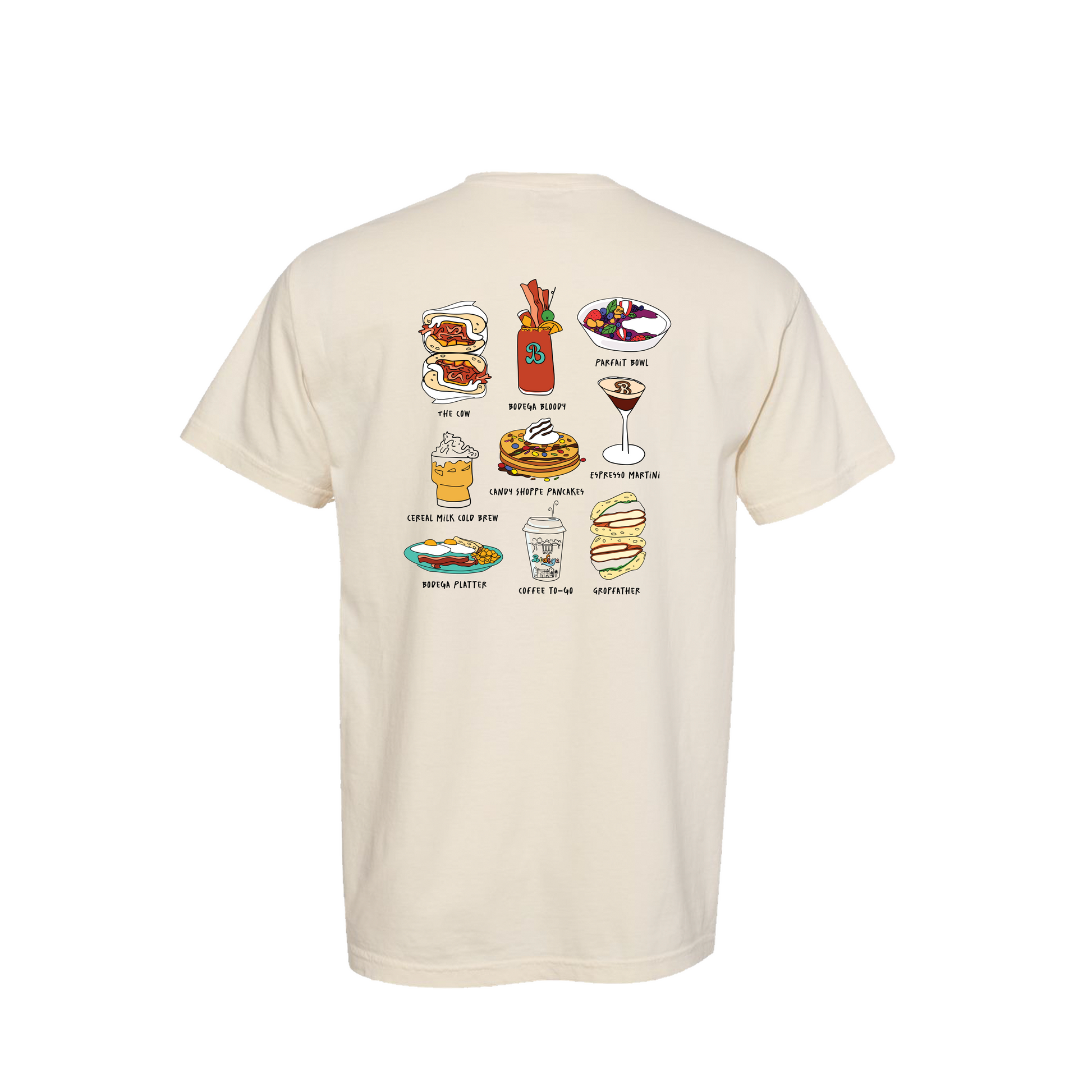 Bodega Foodology Iconagraphy Tee